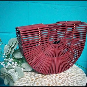 Vintage bamboo purse